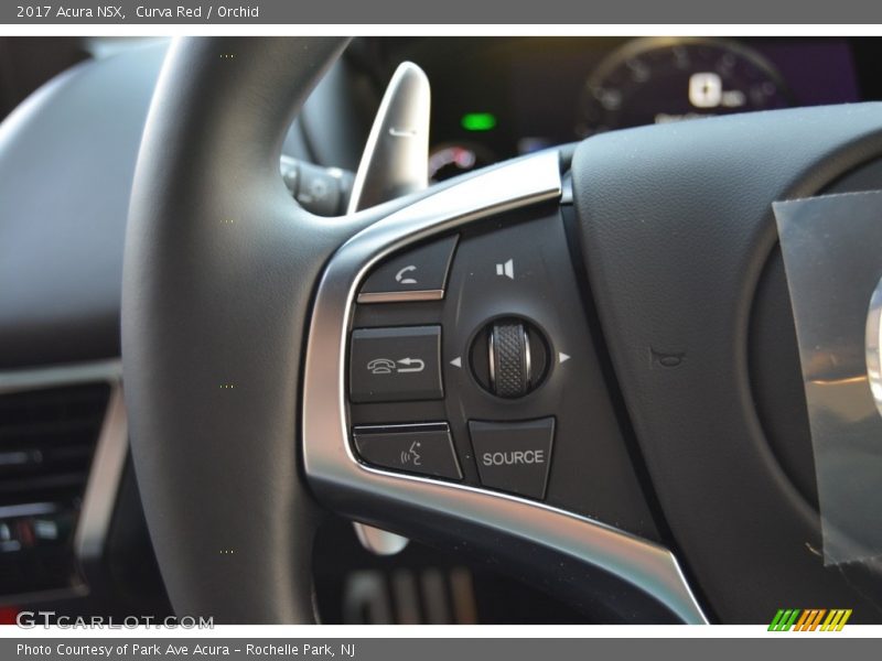 Controls of 2017 NSX 