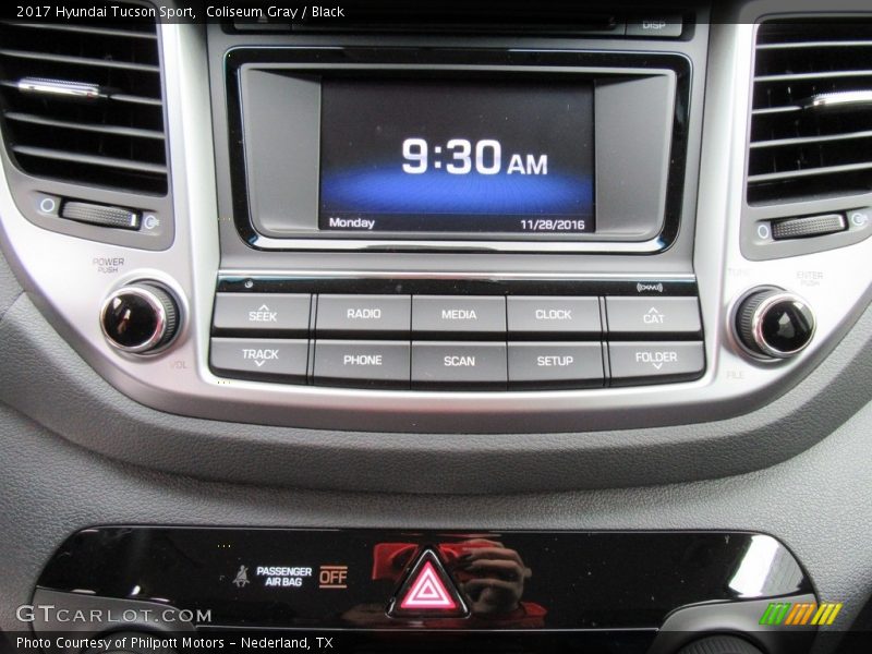 Coliseum Gray / Black 2017 Hyundai Tucson Sport