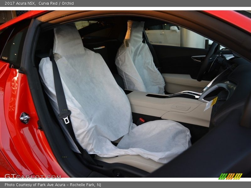 Front Seat of 2017 NSX 