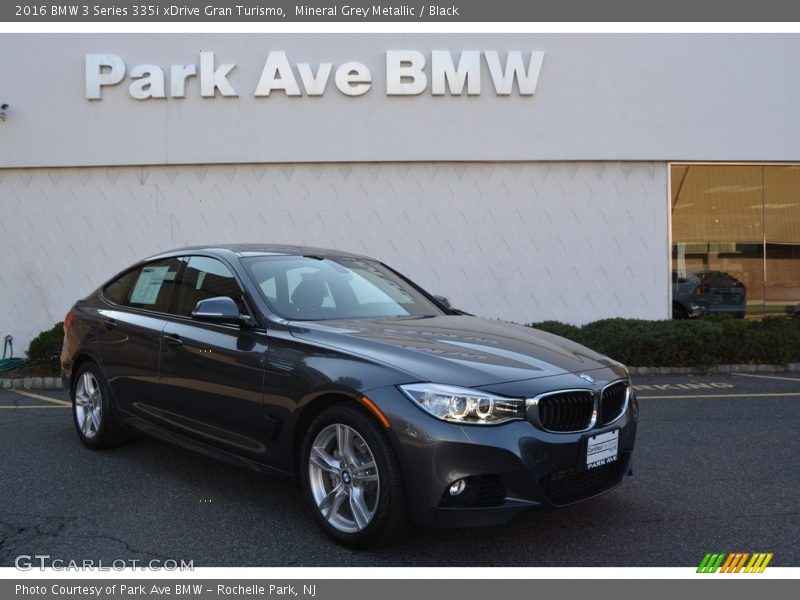 Mineral Grey Metallic / Black 2016 BMW 3 Series 335i xDrive Gran Turismo