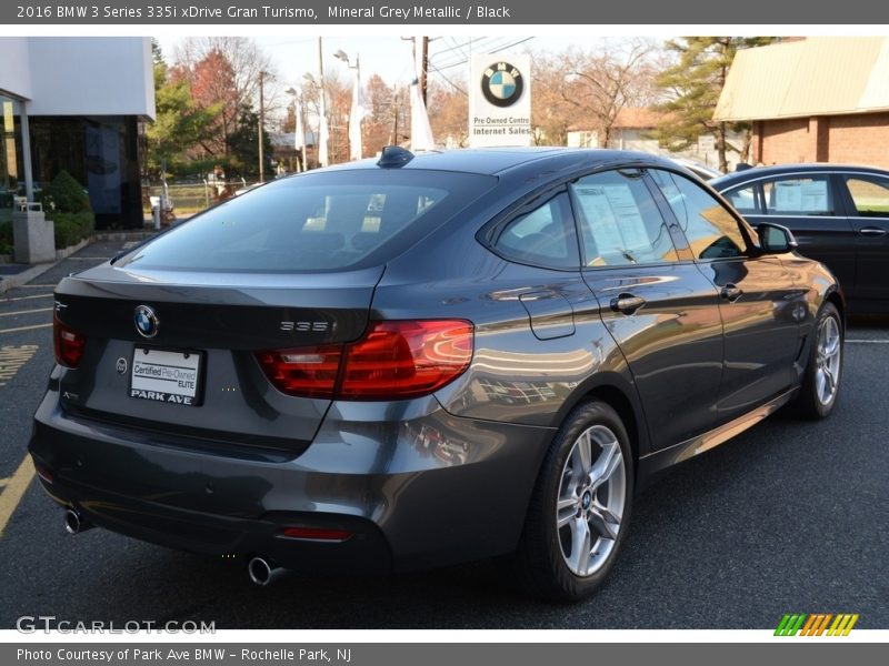 Mineral Grey Metallic / Black 2016 BMW 3 Series 335i xDrive Gran Turismo