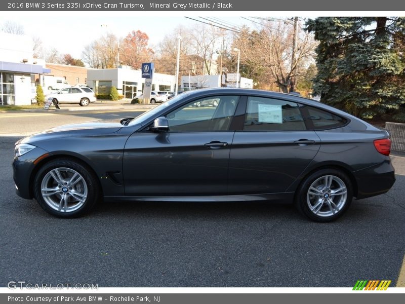 Mineral Grey Metallic / Black 2016 BMW 3 Series 335i xDrive Gran Turismo