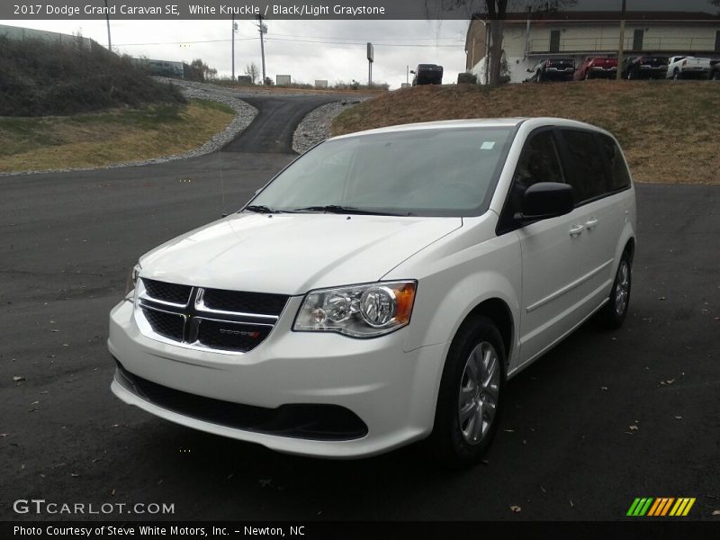 White Knuckle / Black/Light Graystone 2017 Dodge Grand Caravan SE