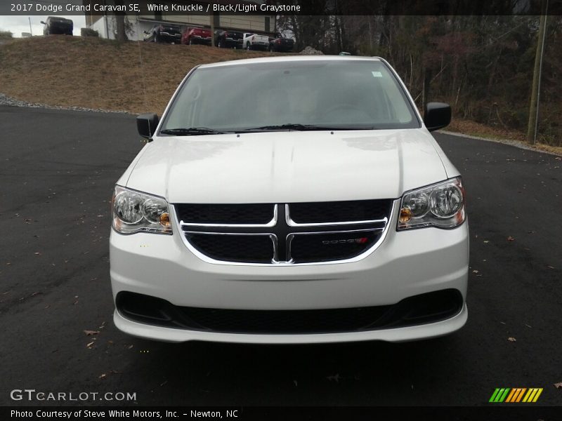 White Knuckle / Black/Light Graystone 2017 Dodge Grand Caravan SE