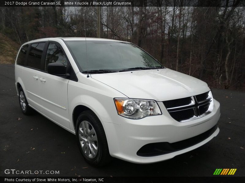 White Knuckle / Black/Light Graystone 2017 Dodge Grand Caravan SE