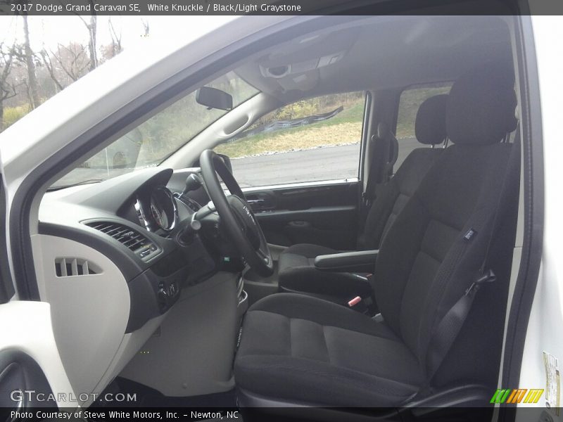 White Knuckle / Black/Light Graystone 2017 Dodge Grand Caravan SE