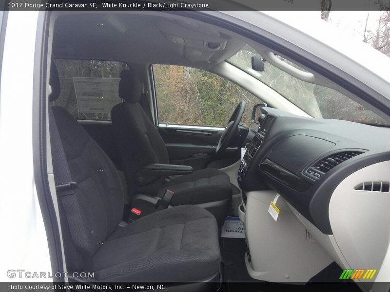 White Knuckle / Black/Light Graystone 2017 Dodge Grand Caravan SE