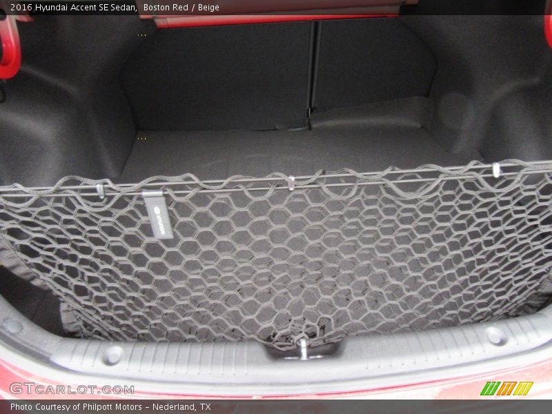 Boston Red / Beige 2016 Hyundai Accent SE Sedan