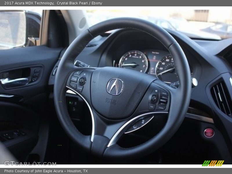Crystal Black Pearl / Ebony 2017 Acura MDX Technology