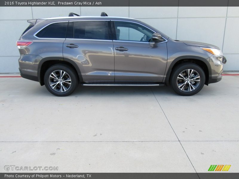 Predawn Gray Mica / Ash 2016 Toyota Highlander XLE