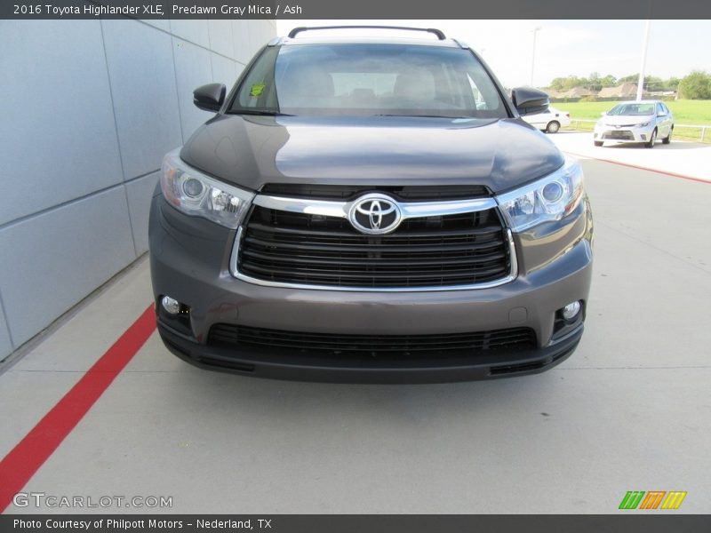 Predawn Gray Mica / Ash 2016 Toyota Highlander XLE