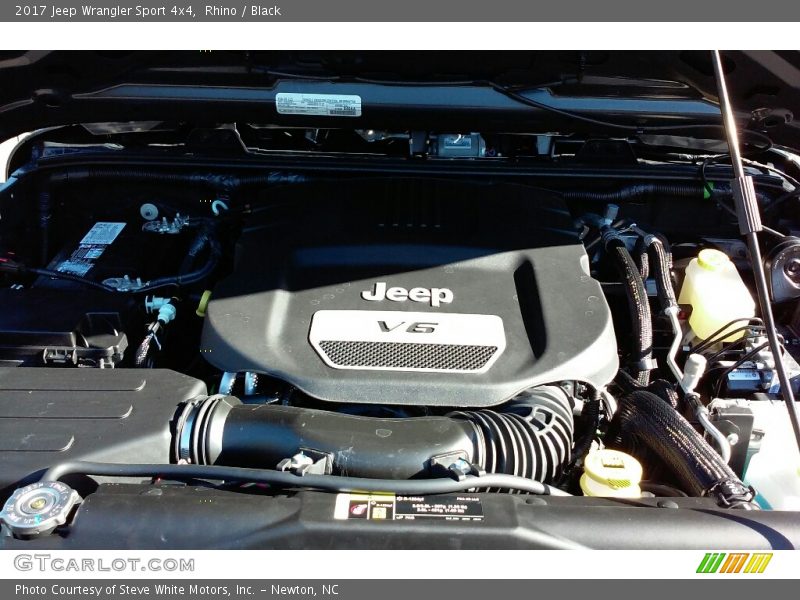 Rhino / Black 2017 Jeep Wrangler Sport 4x4