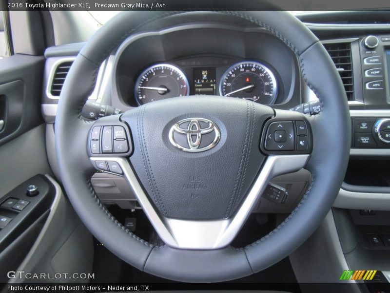 Predawn Gray Mica / Ash 2016 Toyota Highlander XLE