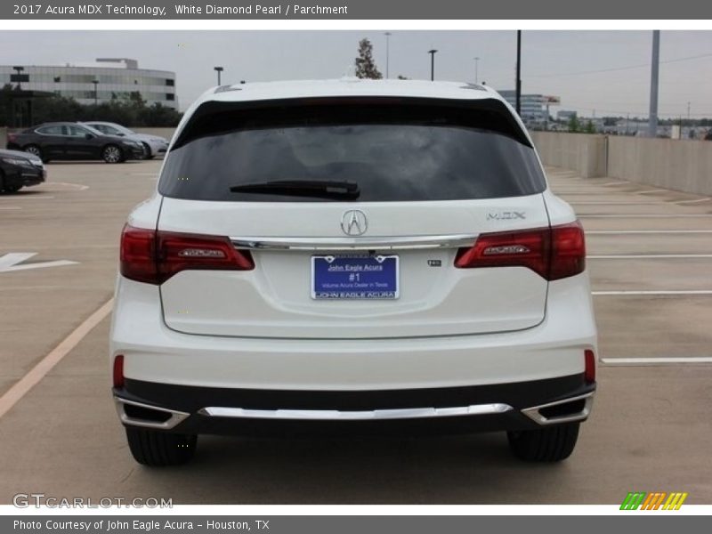 White Diamond Pearl / Parchment 2017 Acura MDX Technology