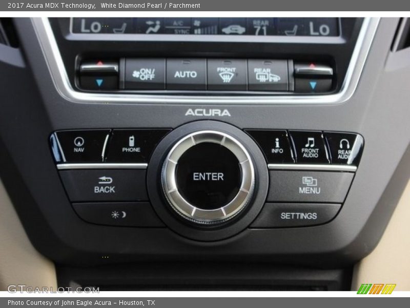 Controls of 2017 MDX Technology