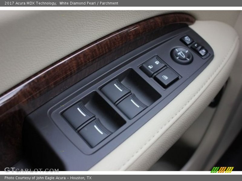 White Diamond Pearl / Parchment 2017 Acura MDX Technology
