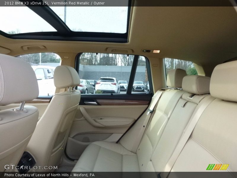 Vermilion Red Metallic / Oyster 2012 BMW X3 xDrive 35i