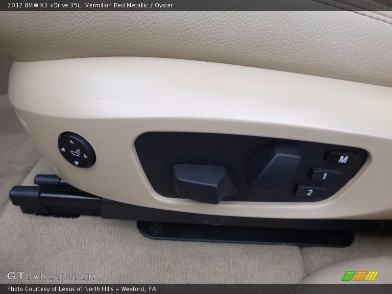 Vermilion Red Metallic / Oyster 2012 BMW X3 xDrive 35i