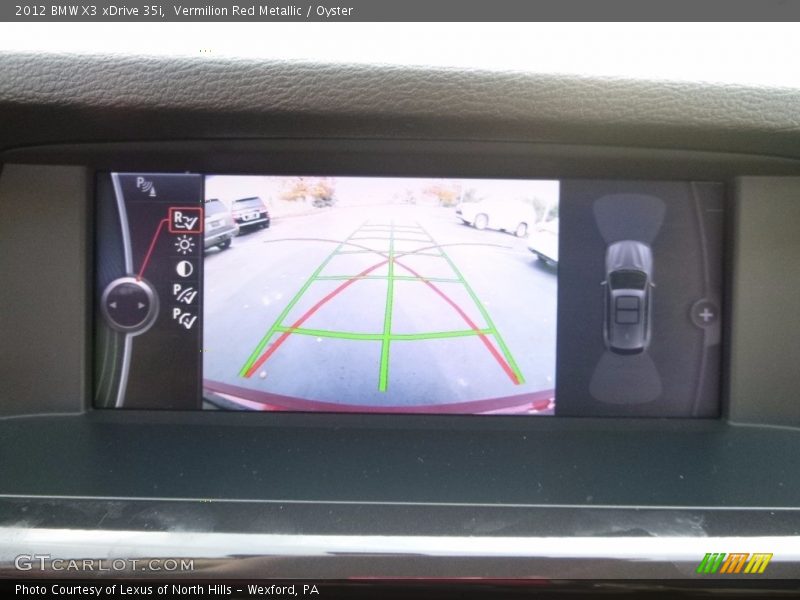 Vermilion Red Metallic / Oyster 2012 BMW X3 xDrive 35i