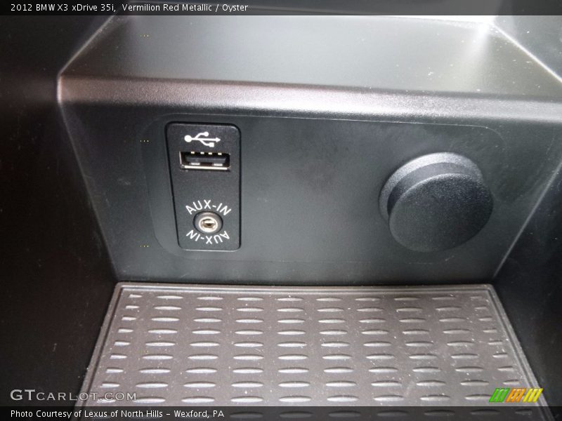 Vermilion Red Metallic / Oyster 2012 BMW X3 xDrive 35i