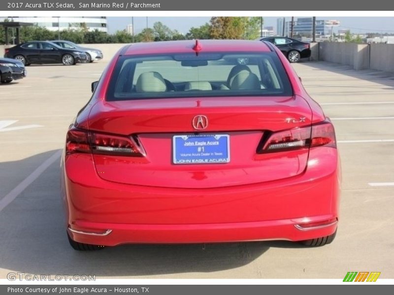 San Marino Red / Parchment 2017 Acura TLX Sedan