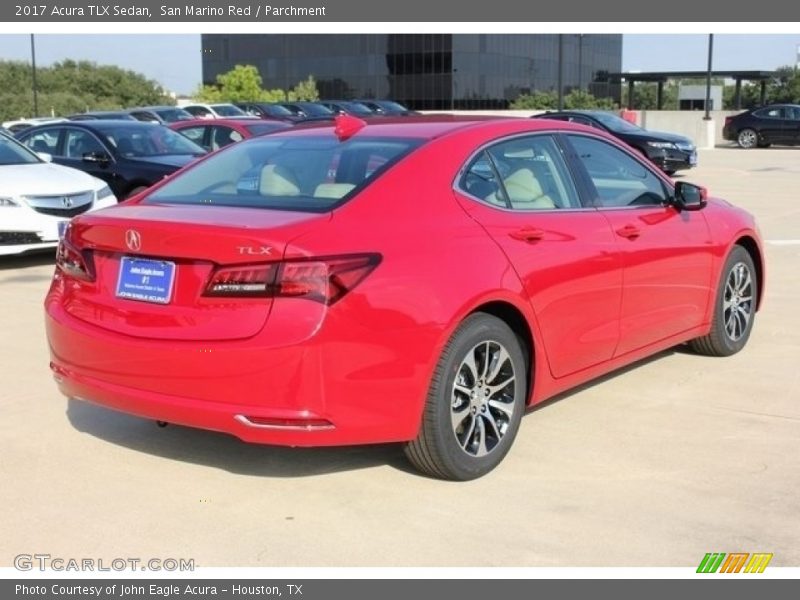 San Marino Red / Parchment 2017 Acura TLX Sedan