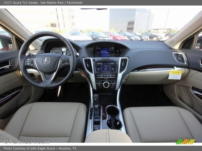 San Marino Red / Parchment 2017 Acura TLX Sedan