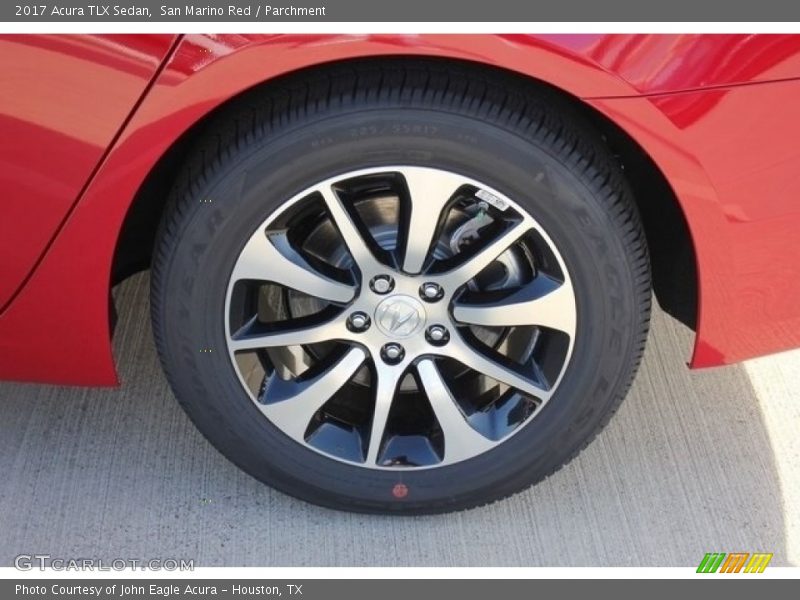 San Marino Red / Parchment 2017 Acura TLX Sedan