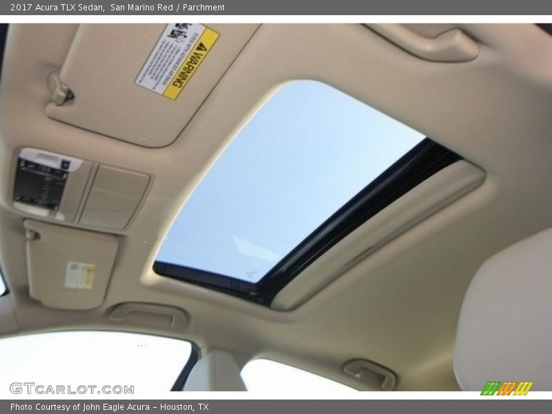 San Marino Red / Parchment 2017 Acura TLX Sedan