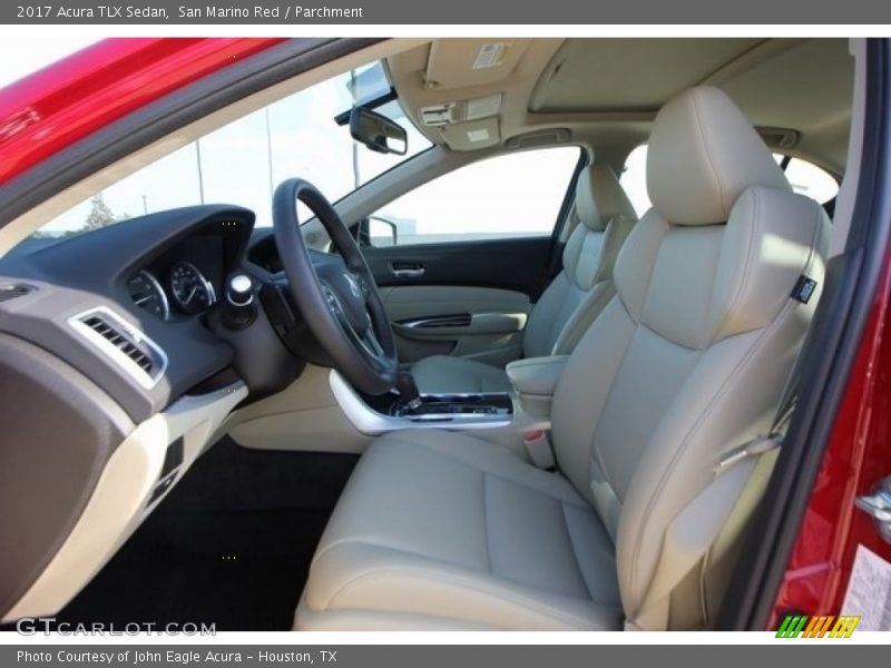 San Marino Red / Parchment 2017 Acura TLX Sedan