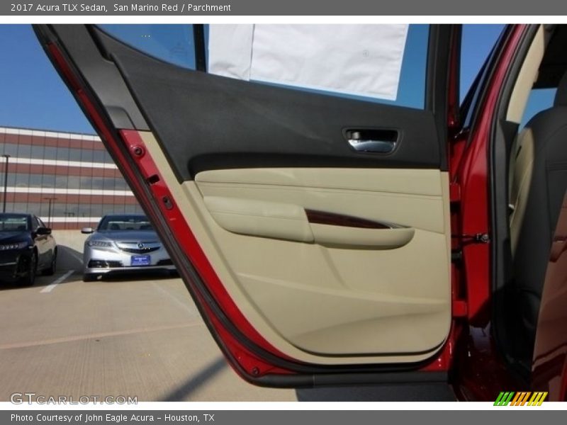 San Marino Red / Parchment 2017 Acura TLX Sedan