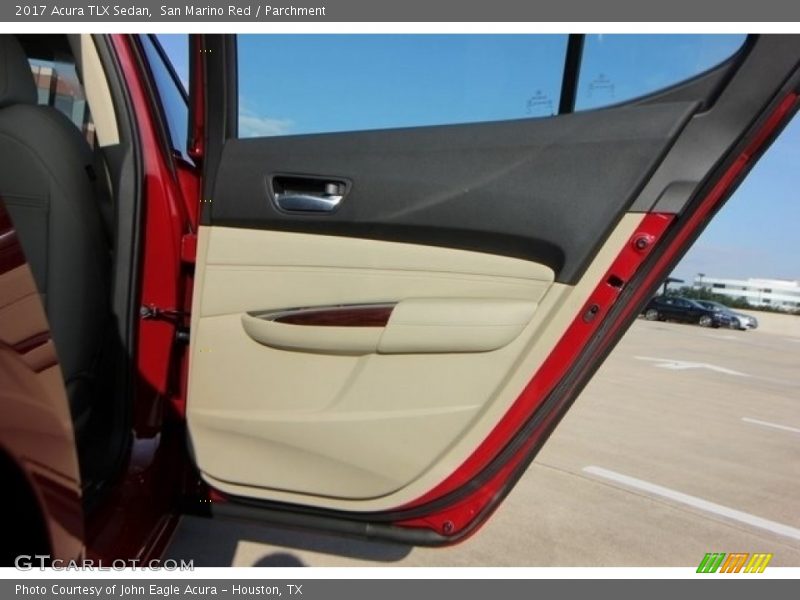 San Marino Red / Parchment 2017 Acura TLX Sedan