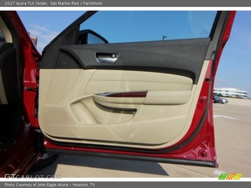San Marino Red / Parchment 2017 Acura TLX Sedan