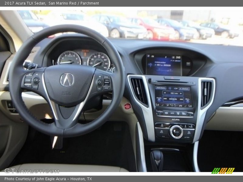 San Marino Red / Parchment 2017 Acura TLX Sedan