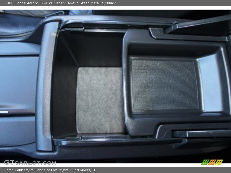 Mystic Green Metallic / Black 2008 Honda Accord EX-L V6 Sedan