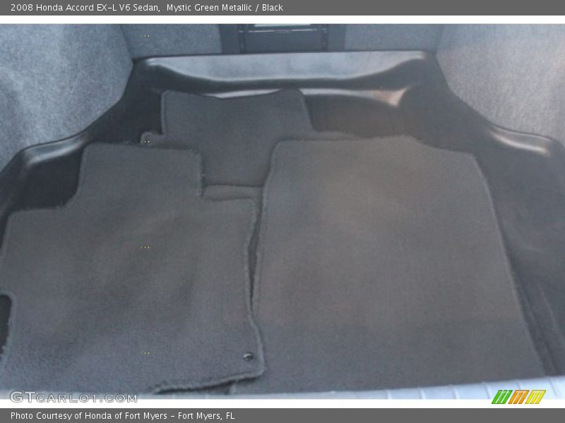 Mystic Green Metallic / Black 2008 Honda Accord EX-L V6 Sedan