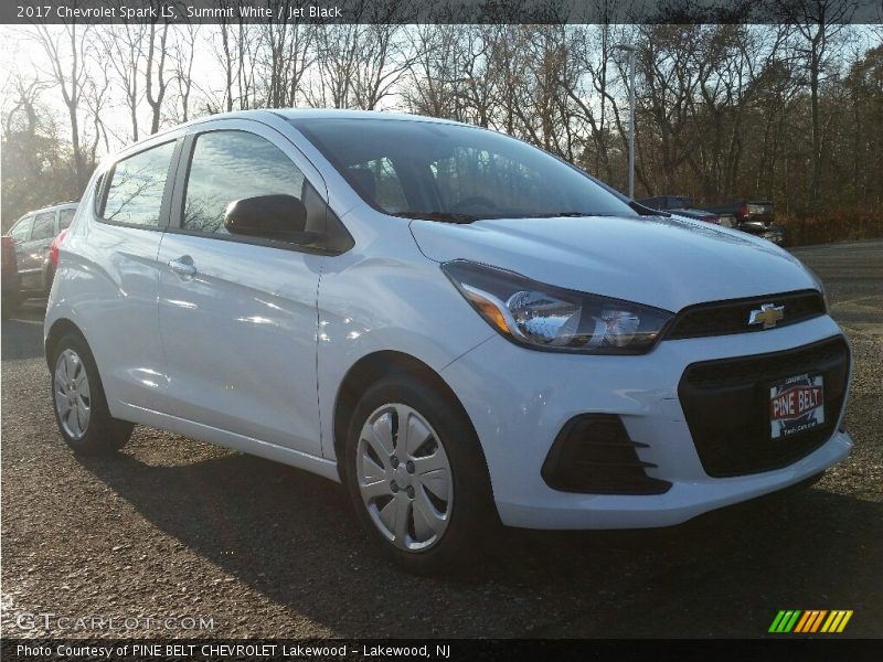 Summit White / Jet Black 2017 Chevrolet Spark LS