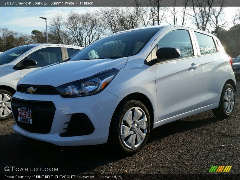Summit White / Jet Black 2017 Chevrolet Spark LS