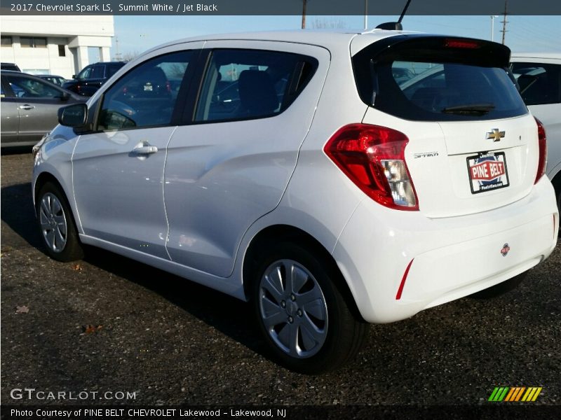 Summit White / Jet Black 2017 Chevrolet Spark LS