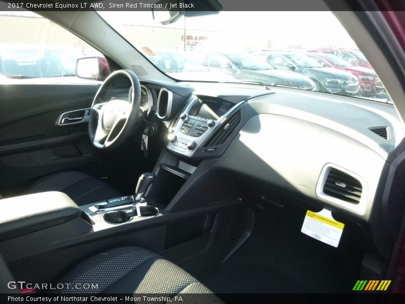 Siren Red Tintcoat / Jet Black 2017 Chevrolet Equinox LT AWD