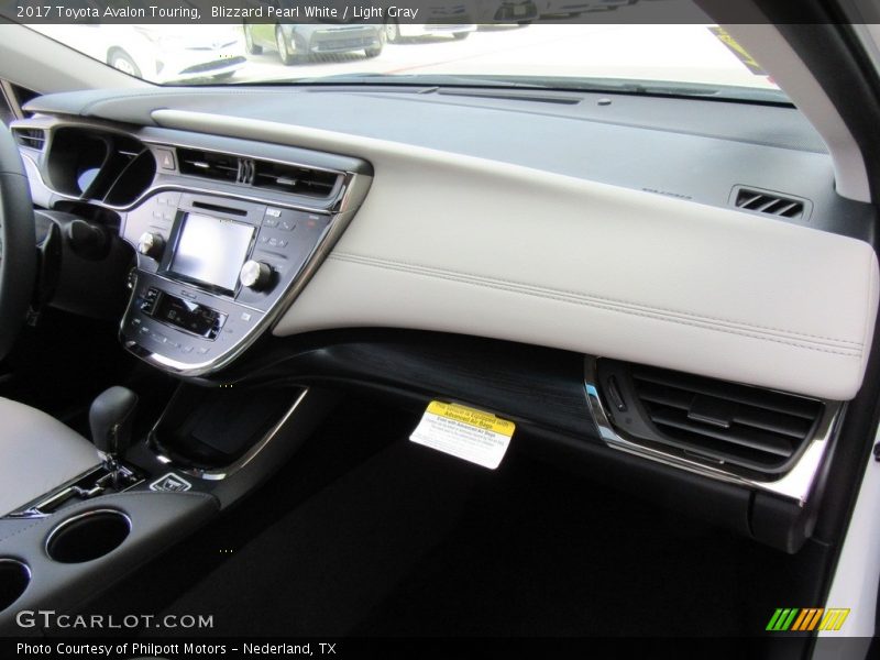 Blizzard Pearl White / Light Gray 2017 Toyota Avalon Touring
