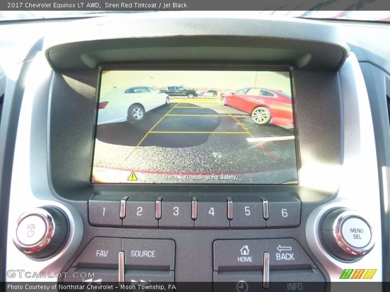 Siren Red Tintcoat / Jet Black 2017 Chevrolet Equinox LT AWD