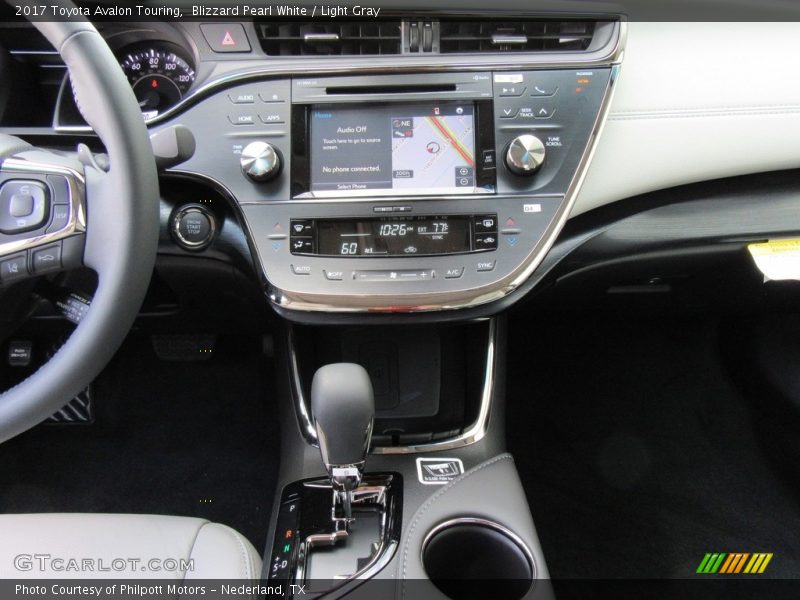 Blizzard Pearl White / Light Gray 2017 Toyota Avalon Touring