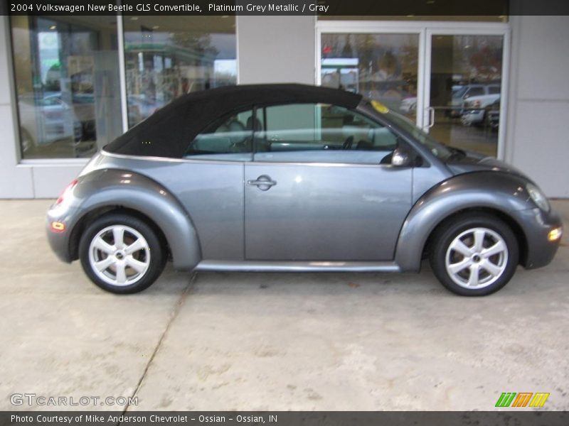 Platinum Grey Metallic / Gray 2004 Volkswagen New Beetle GLS Convertible