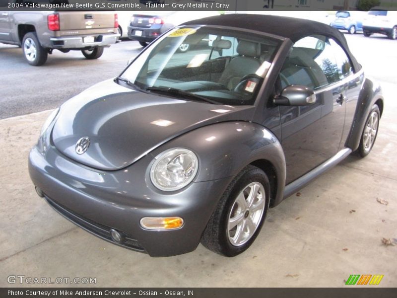 Platinum Grey Metallic / Gray 2004 Volkswagen New Beetle GLS Convertible