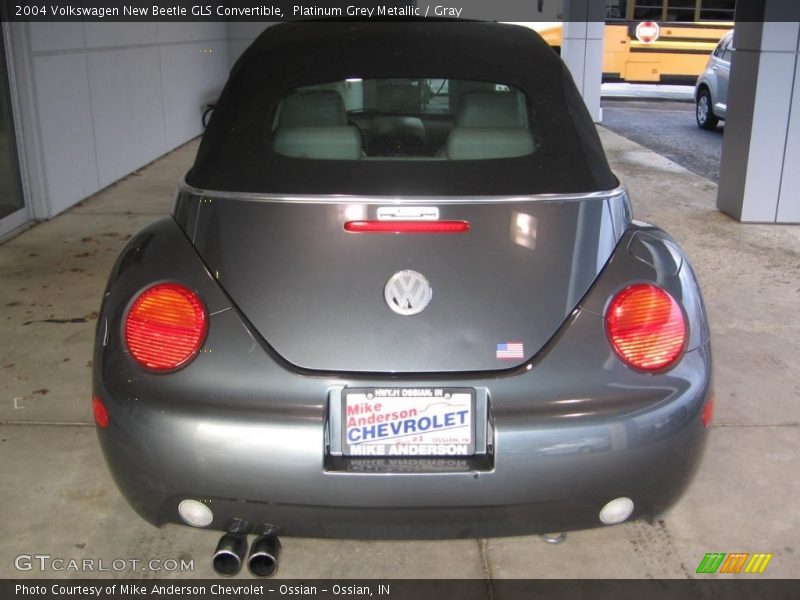 Platinum Grey Metallic / Gray 2004 Volkswagen New Beetle GLS Convertible