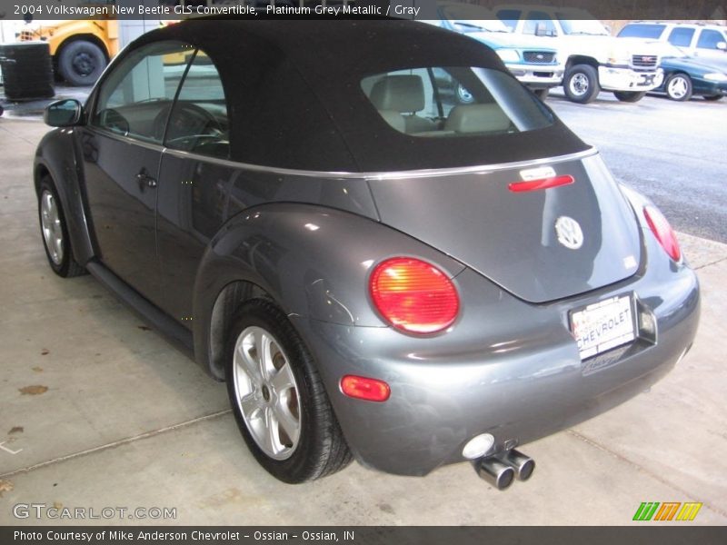 Platinum Grey Metallic / Gray 2004 Volkswagen New Beetle GLS Convertible