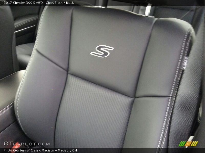 Front Seat of 2017 300 S AWD
