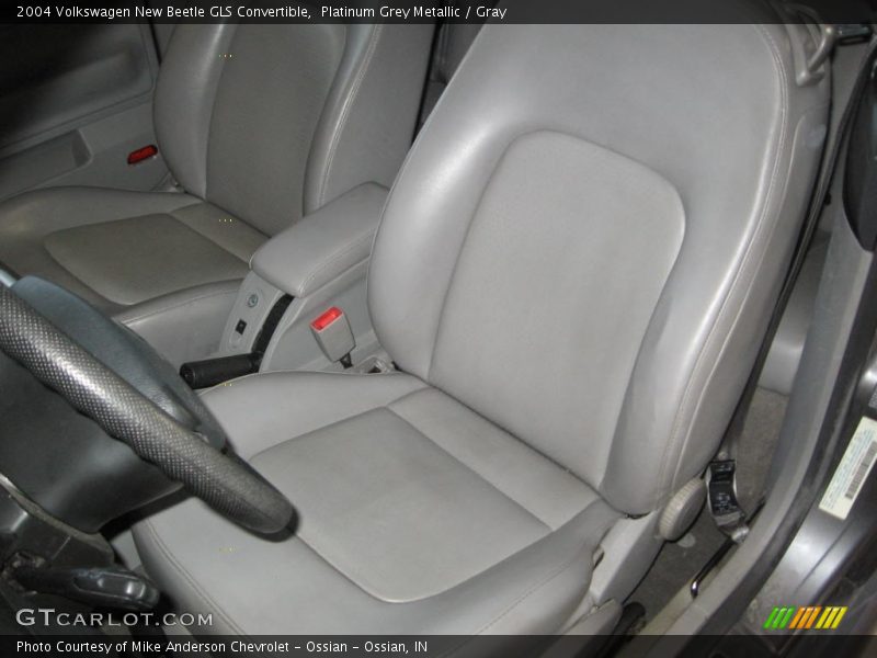 Platinum Grey Metallic / Gray 2004 Volkswagen New Beetle GLS Convertible