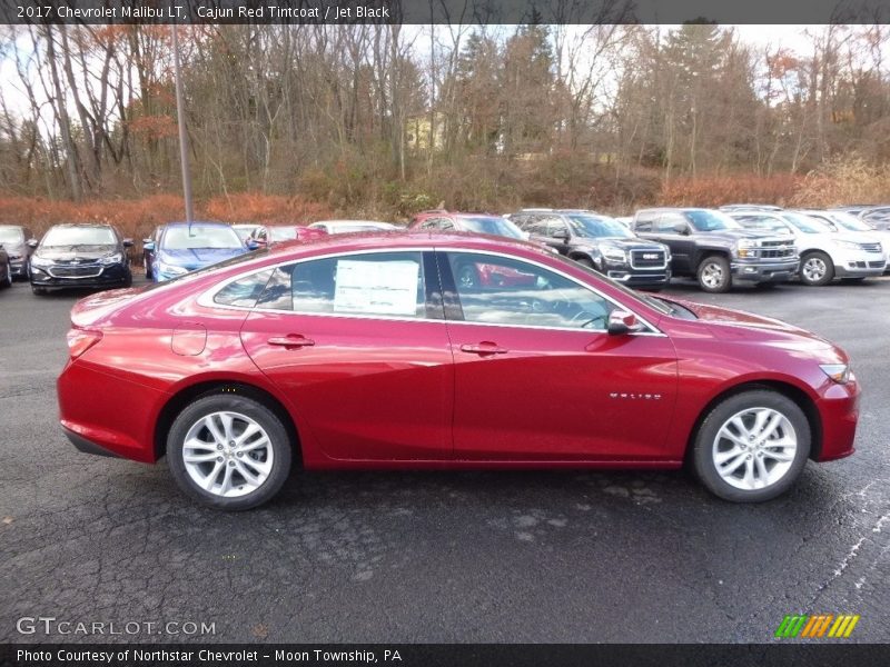 Cajun Red Tintcoat / Jet Black 2017 Chevrolet Malibu LT